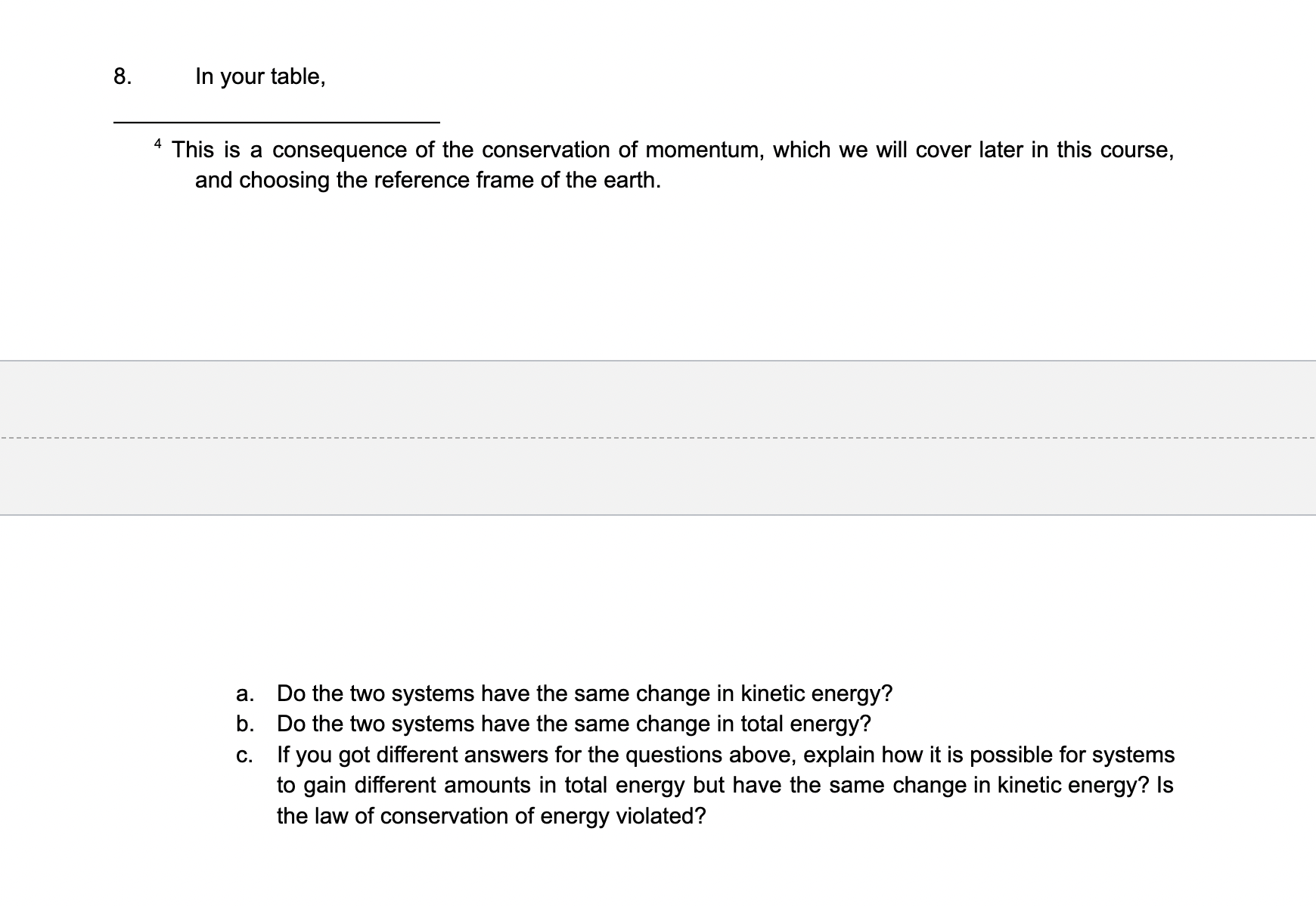 the ground. Its speed at height hfis v,. 1. Using the system