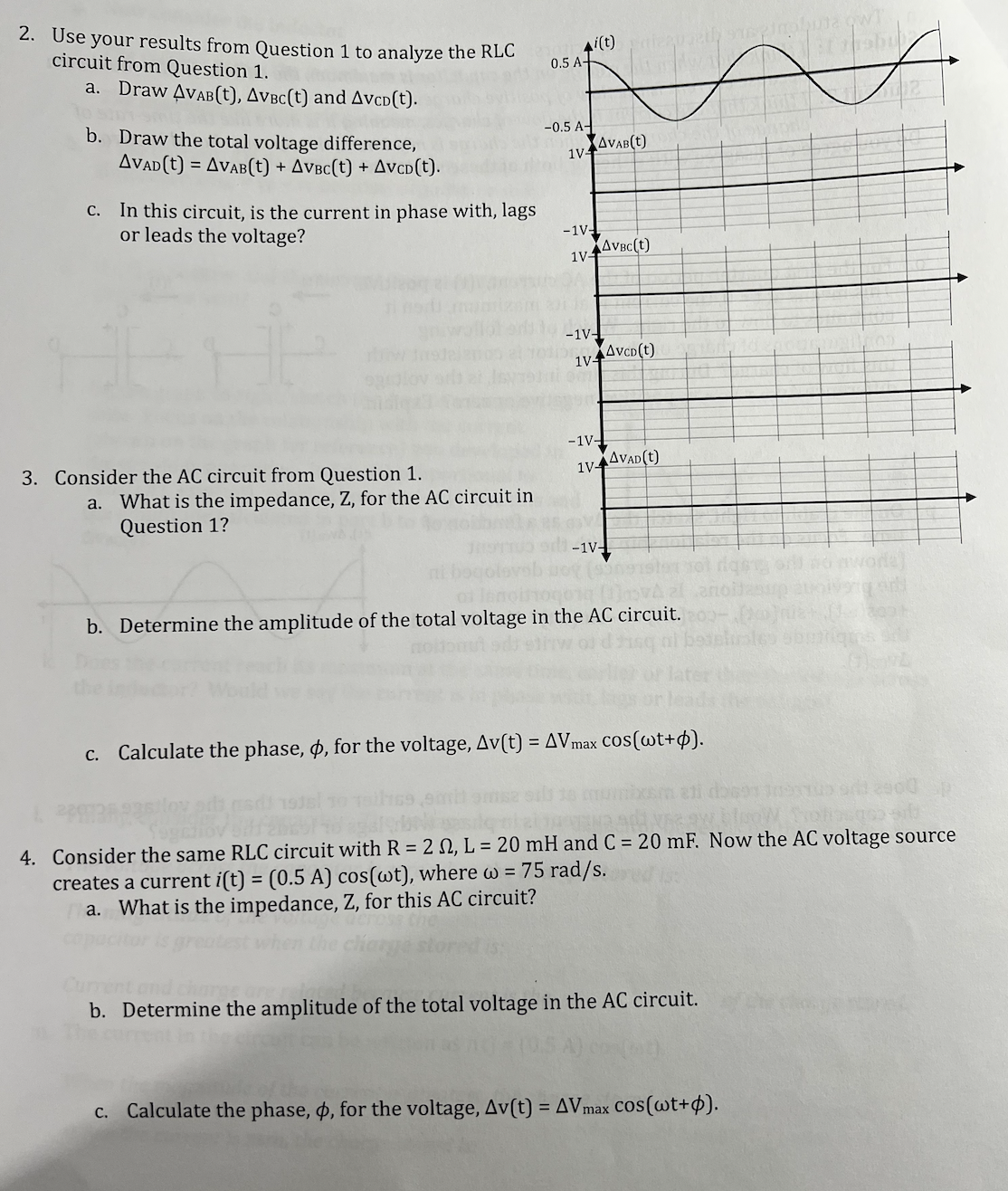 Please explain step by step. Thank you 2. Use your results from