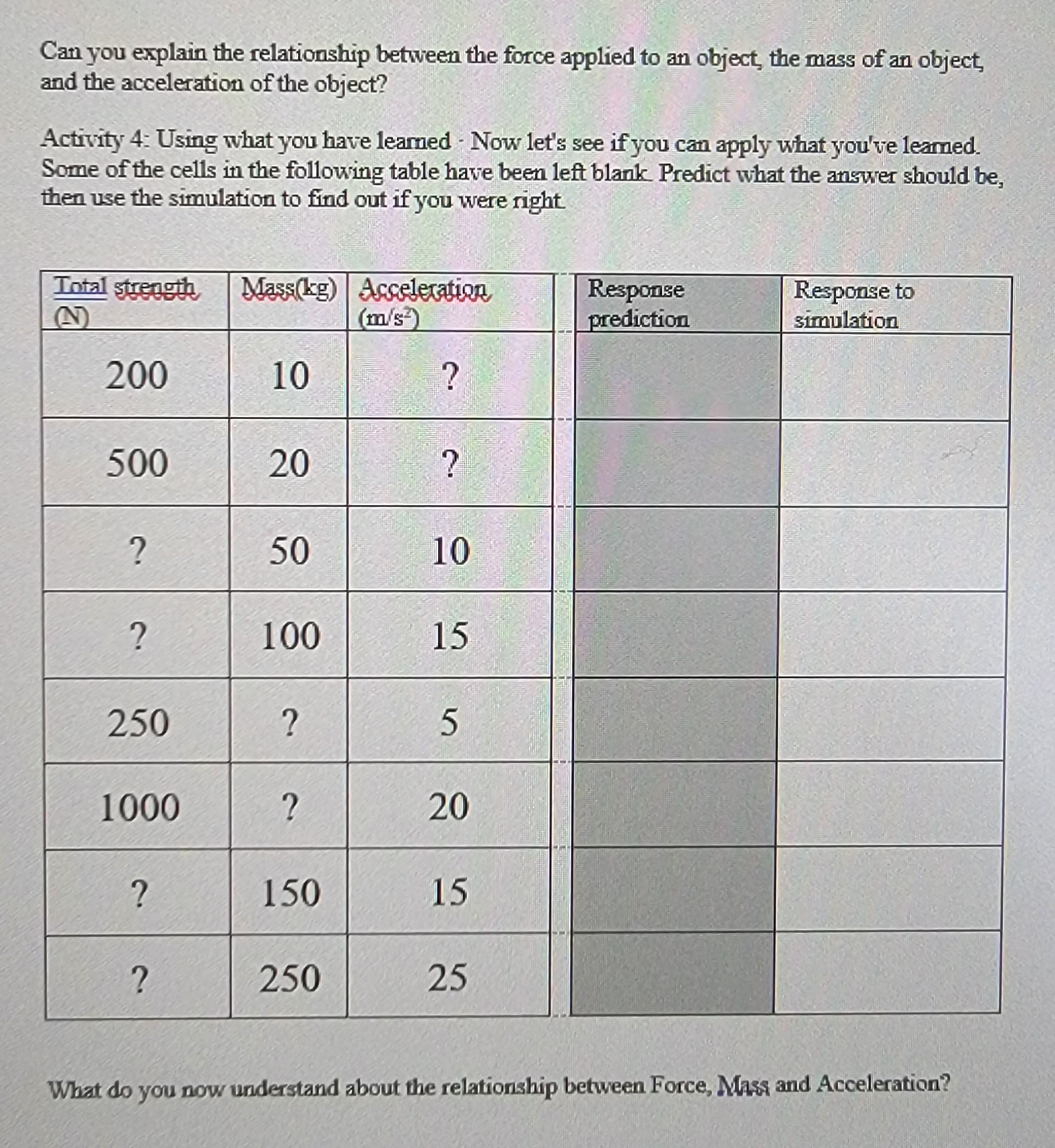 the opportunity to explore the simulator, let's see if you can figure
