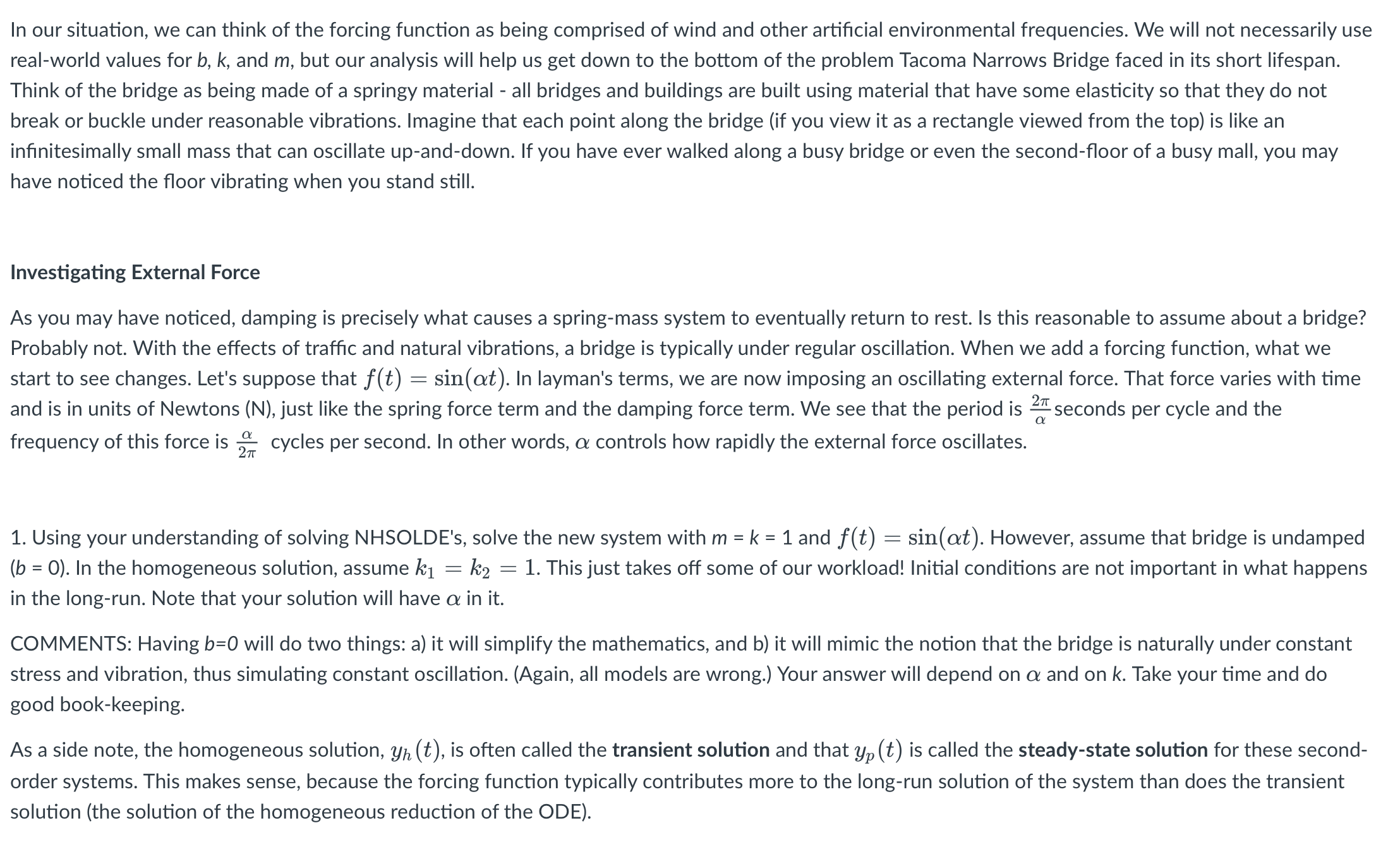 I'm unclear as to what went wrong with my mathematical model. We