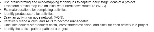  Use brainstorming and mind-mapping techniques to capture early stage ideas of
