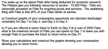 I have provided the answer below. You wake up on the planet