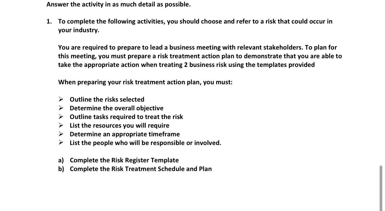 be relevant to both external and internal stakeholders who have an interest