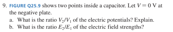 to a potential difference ll/c. All wires and batteries are disconnected. then