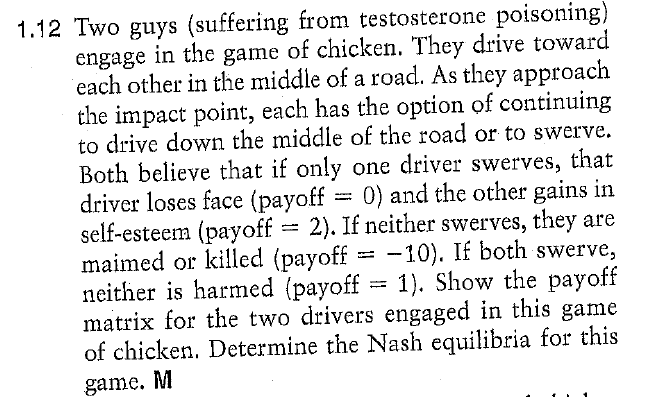 Please find the attached document. 1.12 Two guys {suffering item testosterone poisoning)