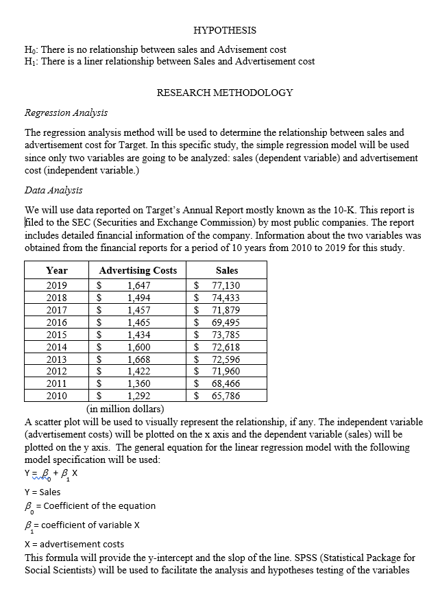 1.Problem Identification: Identify a management problem that will require the use