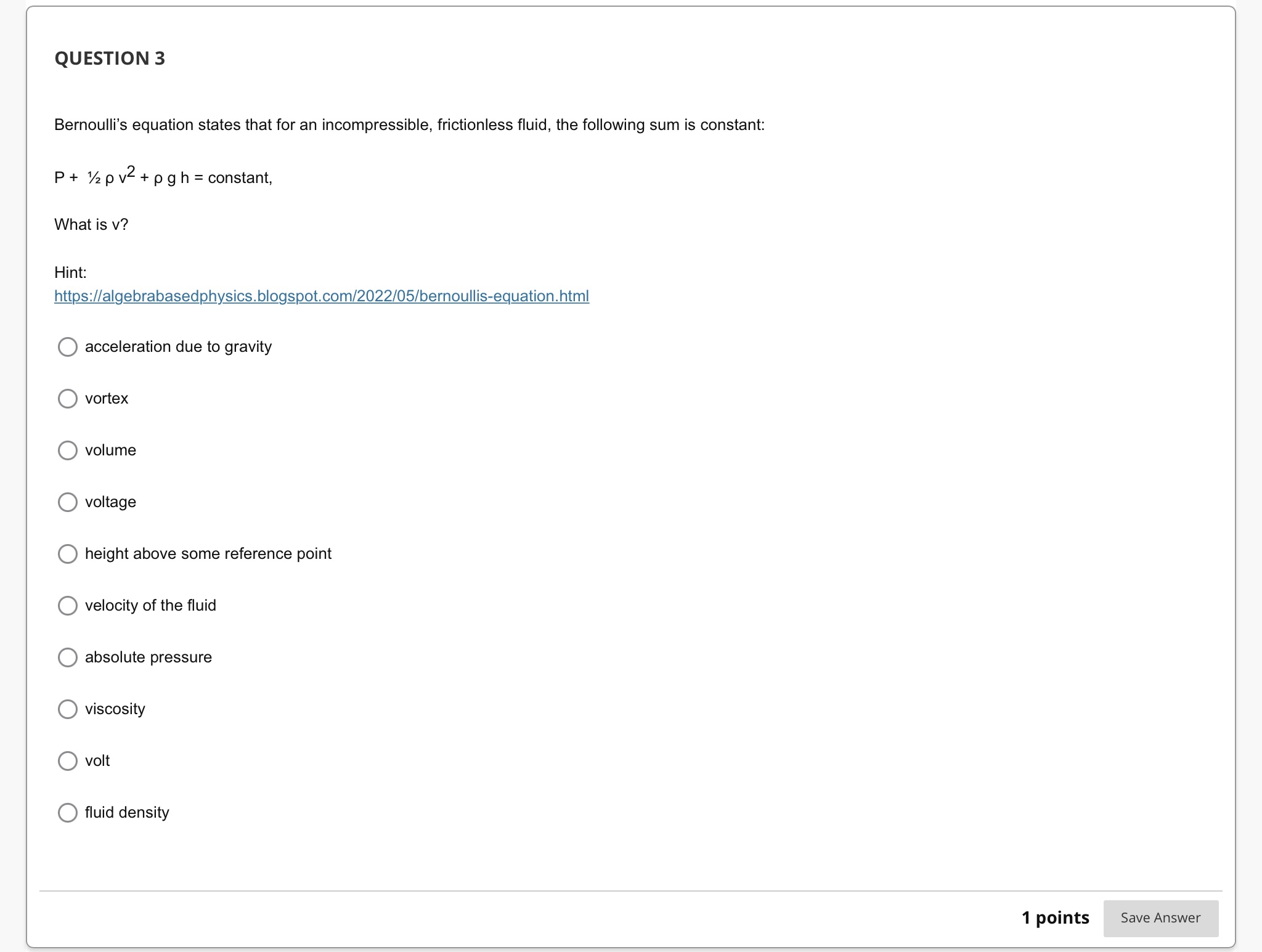 in water? Enter your answer in hours rounded to the nearest whole