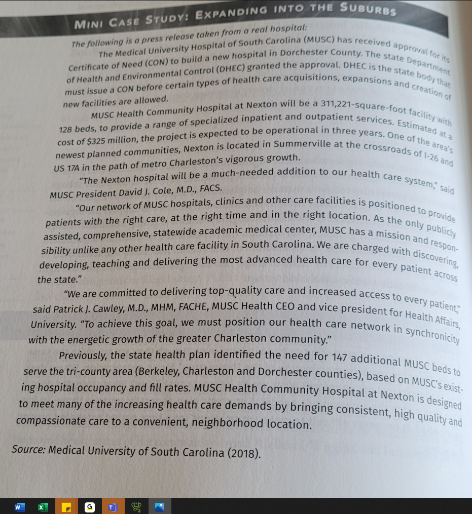 MINI CASE STUDY: EXPANDING INTO THE SUBURBS The following is a