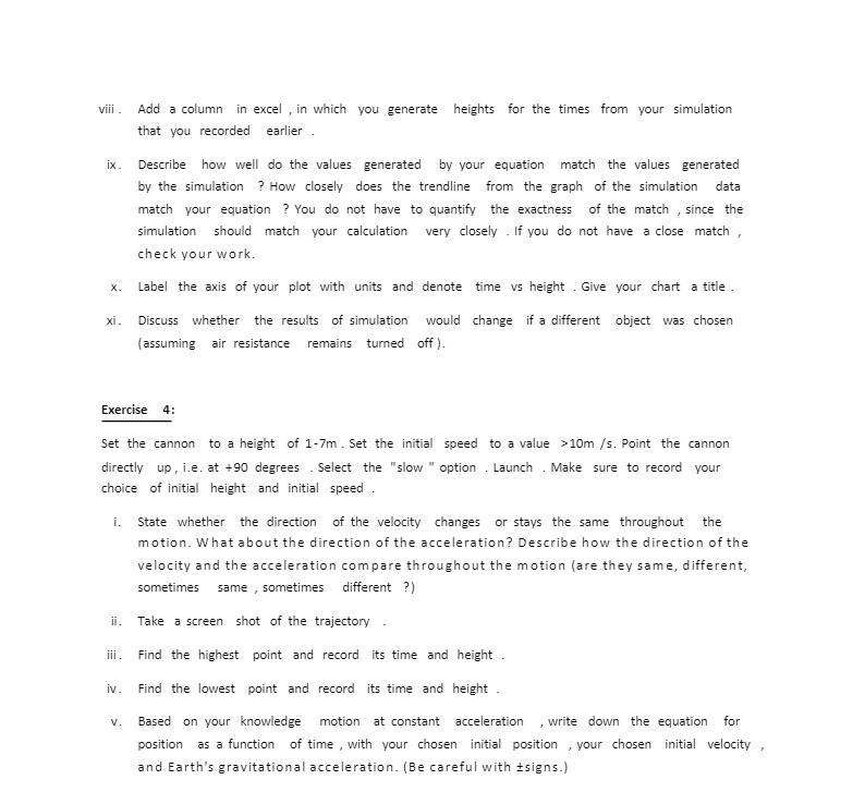 viii . Add a column in excel , in which you