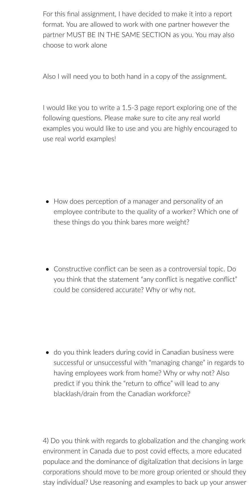  For this nal assignment, l have decided to make it into