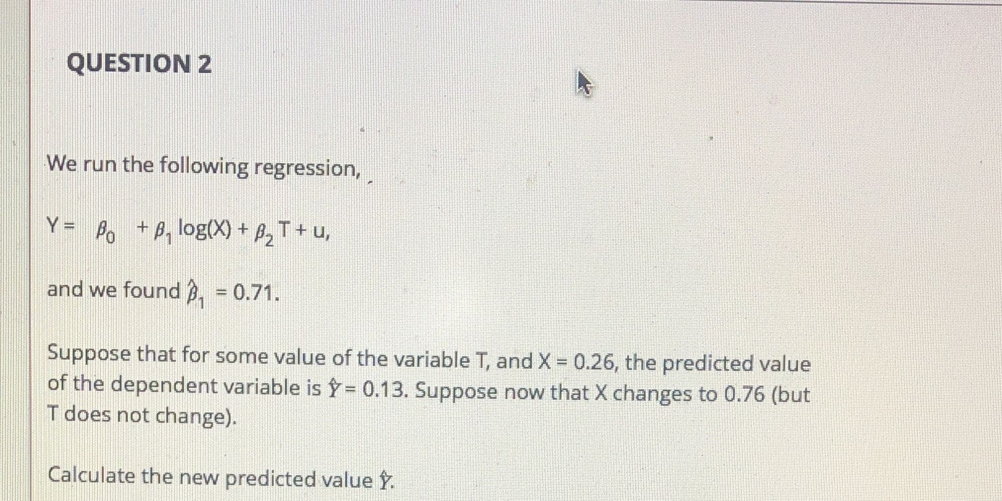 pls answer this w work. Thank you very much! QUESTION 2 We