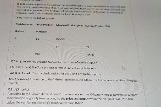 pls solve it fast 0 24 12 marks) Jo gives up her