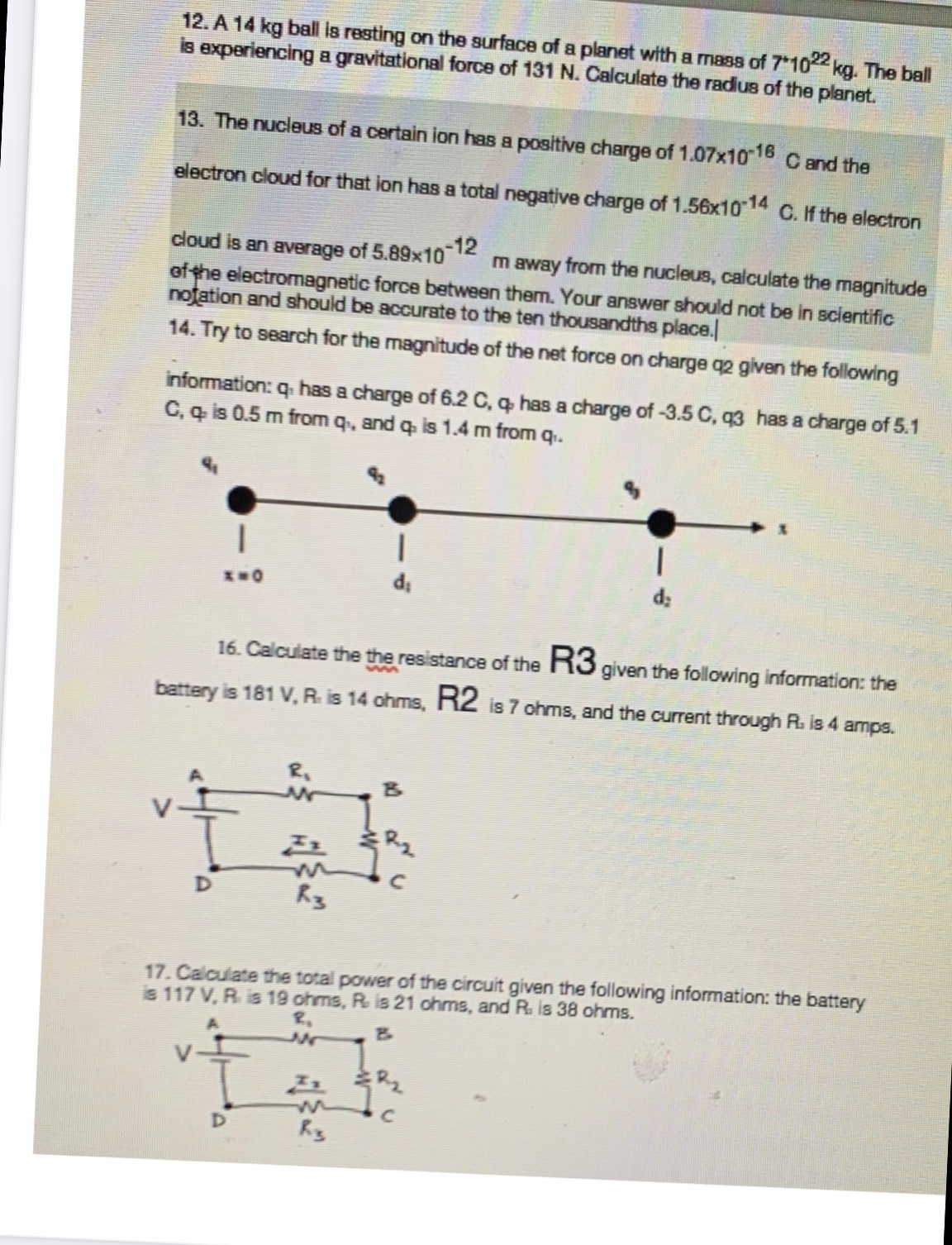 Hi this is a mixed review from physics pls help me understand