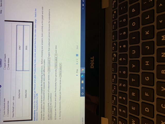 Data . MACROECONOMIC DATA 2092 Year earch O DELL F7 F10 m