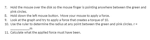  7. Hold the mouse over the disk so the mouse finger