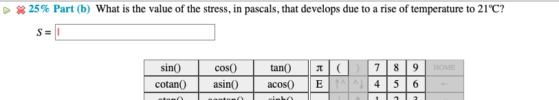 bar, of length L = 1 m and at a temperature of