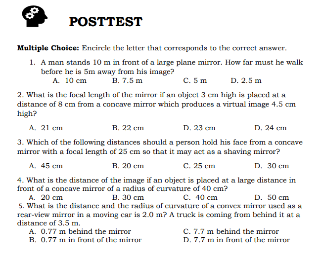 out the table below on the Summary of Images formed by Concave