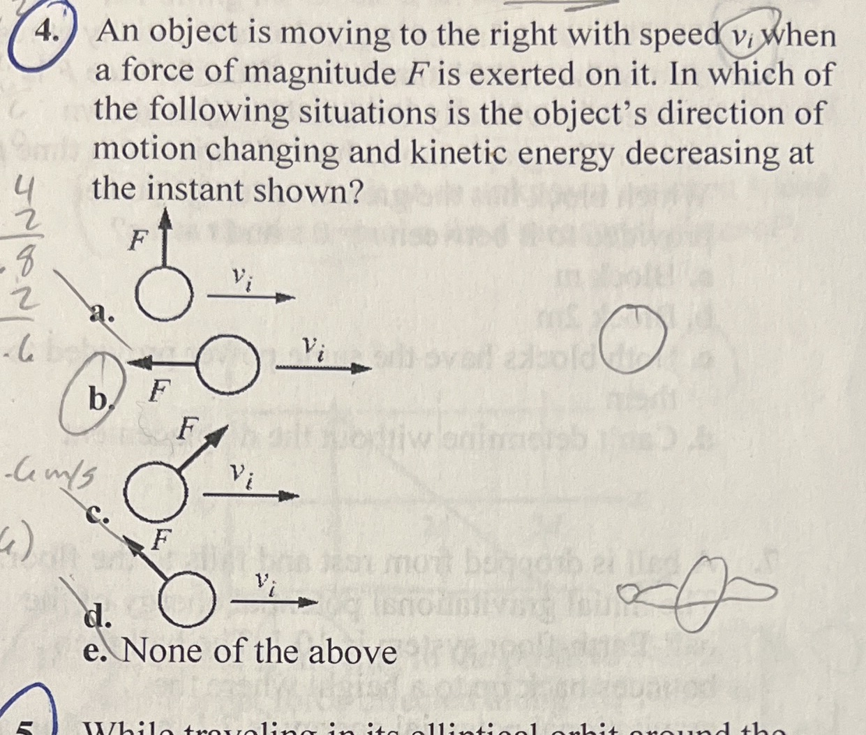 Question #4 - My answer was marked wrong on this test. I
