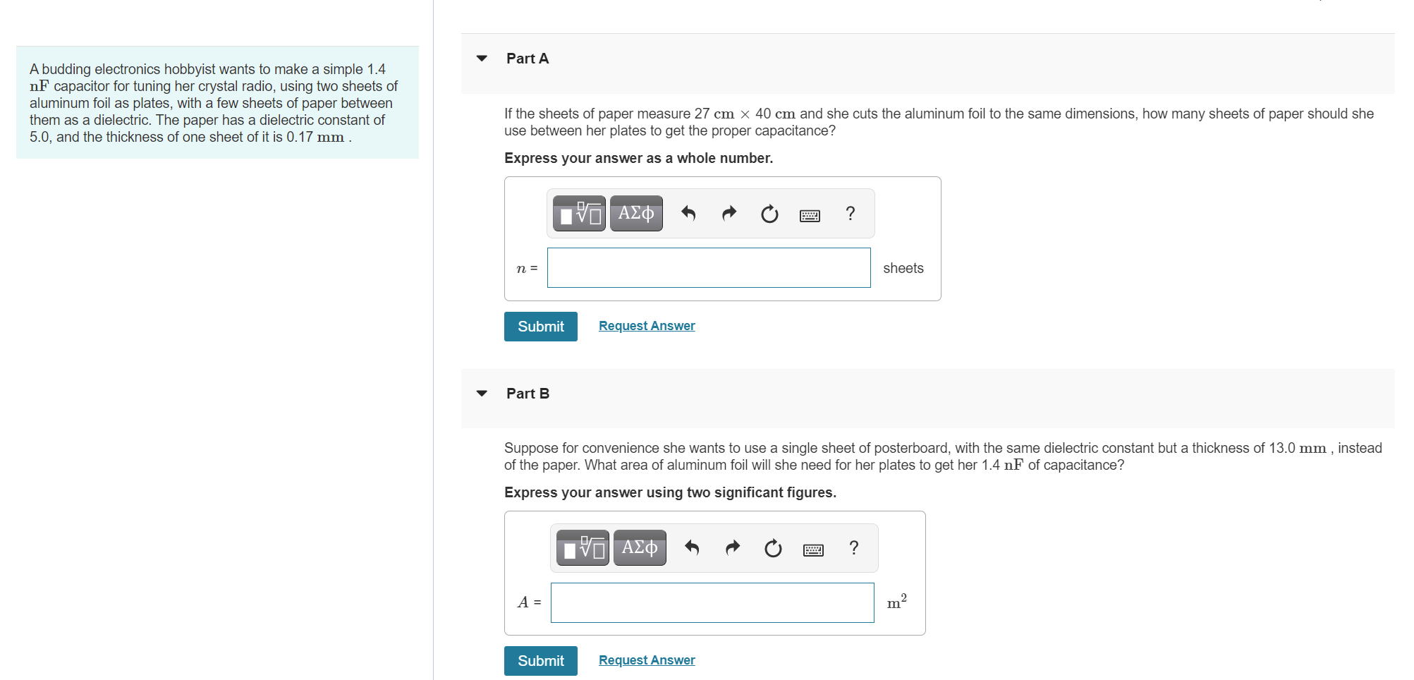 a sheet of Teflon of the same thickness as the posterboard to