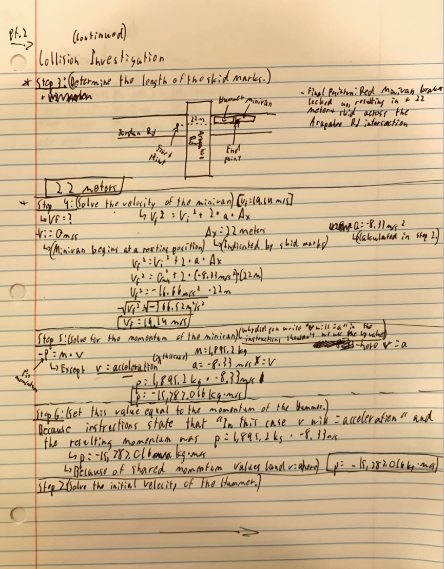 If this is the case would I do p=1895.2kg * -8.33m/s^2? Would