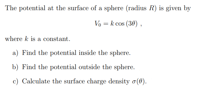 Provide a clear, correct and well explained solution for the following"Electromagnetism/ advanced