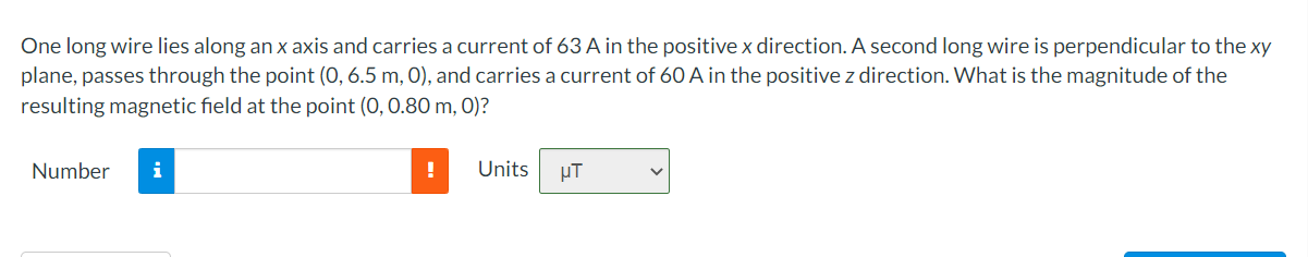 4.00 i, out of the page. (a) At what coordinate on the