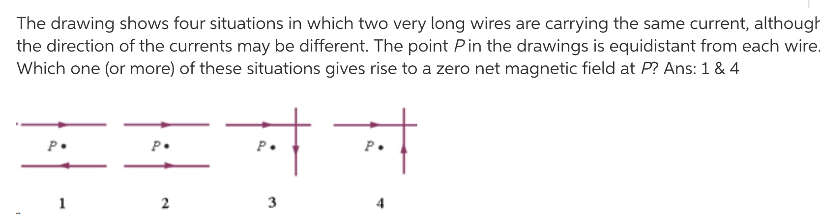 Hi. Can this be explained ? The answer is two and four,