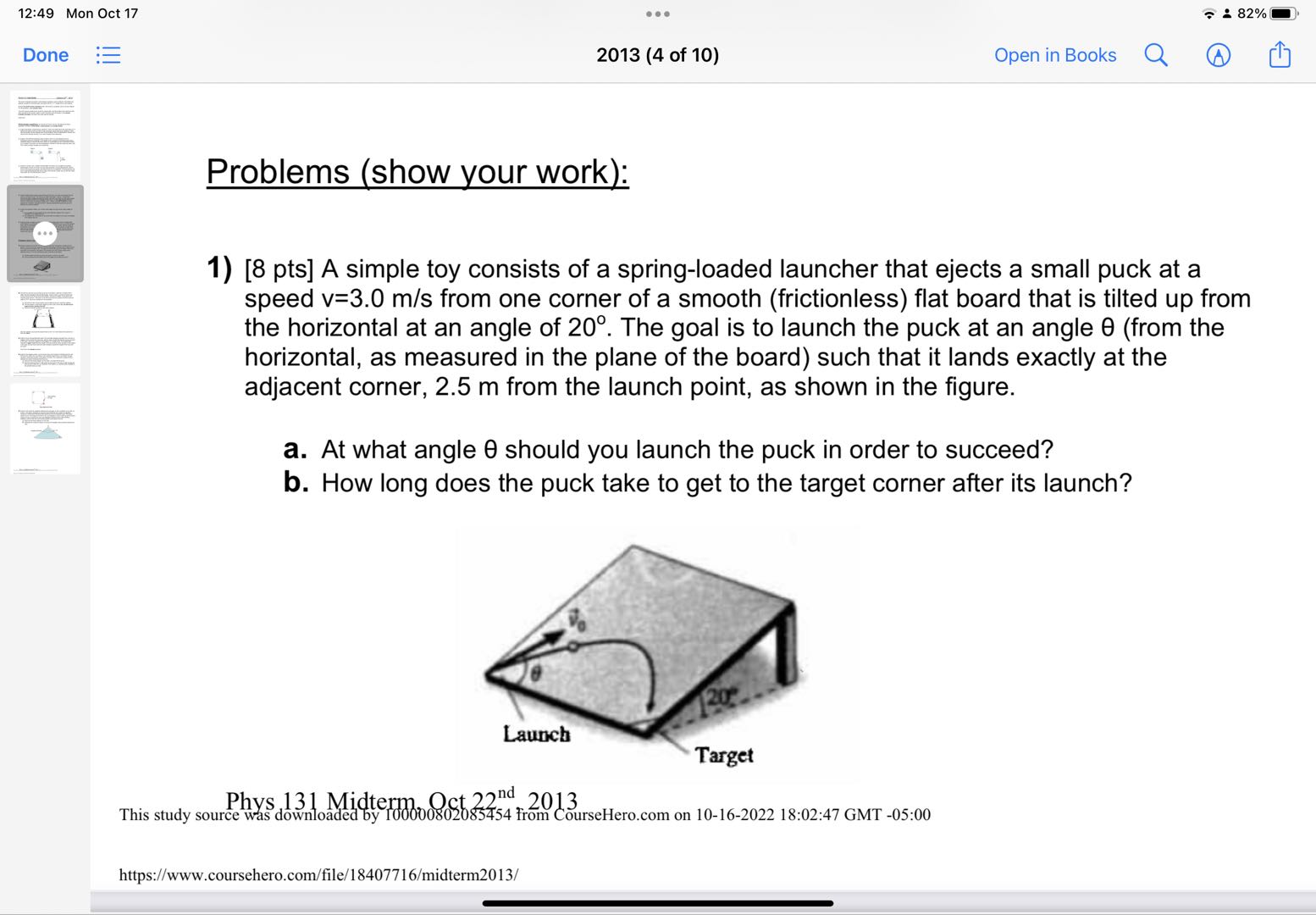 12:49 Mon Oct 17 .. . 1 82% Done E 2013