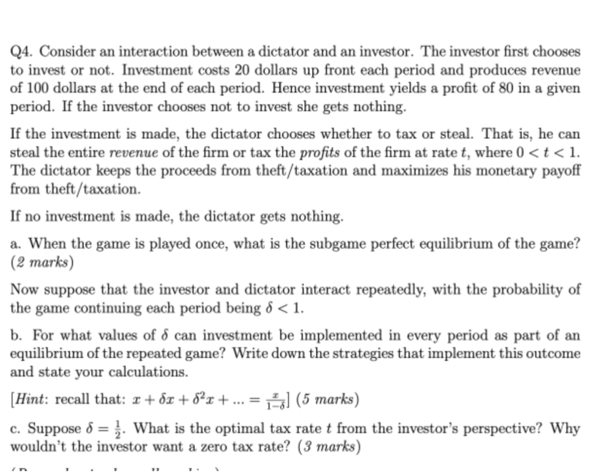 How to do the question. Please write steps for all parts. Q4.