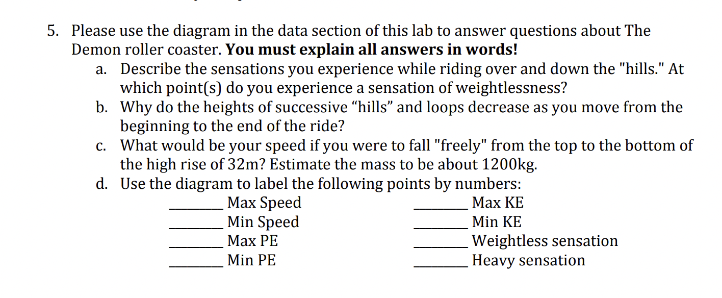 and completely as possible. Results. Below are all diagrams, data, and information