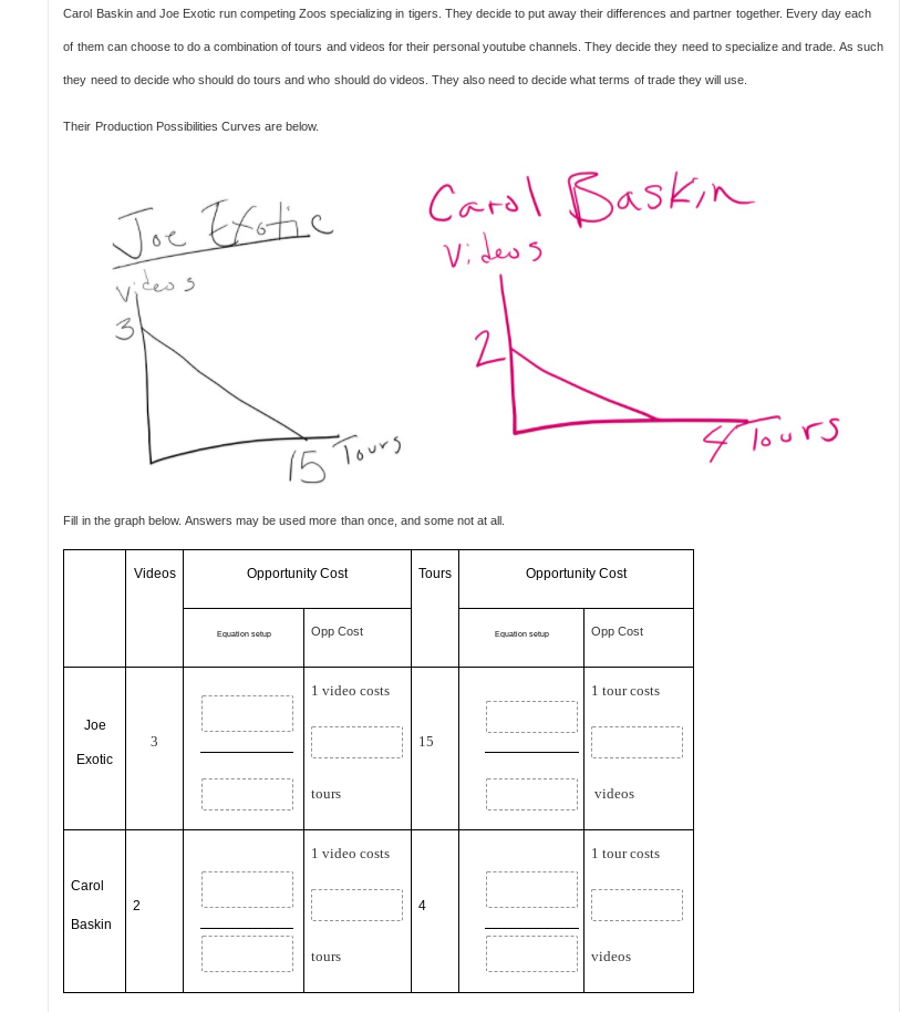 This is one question. You fill in the blanks. Please help? :)