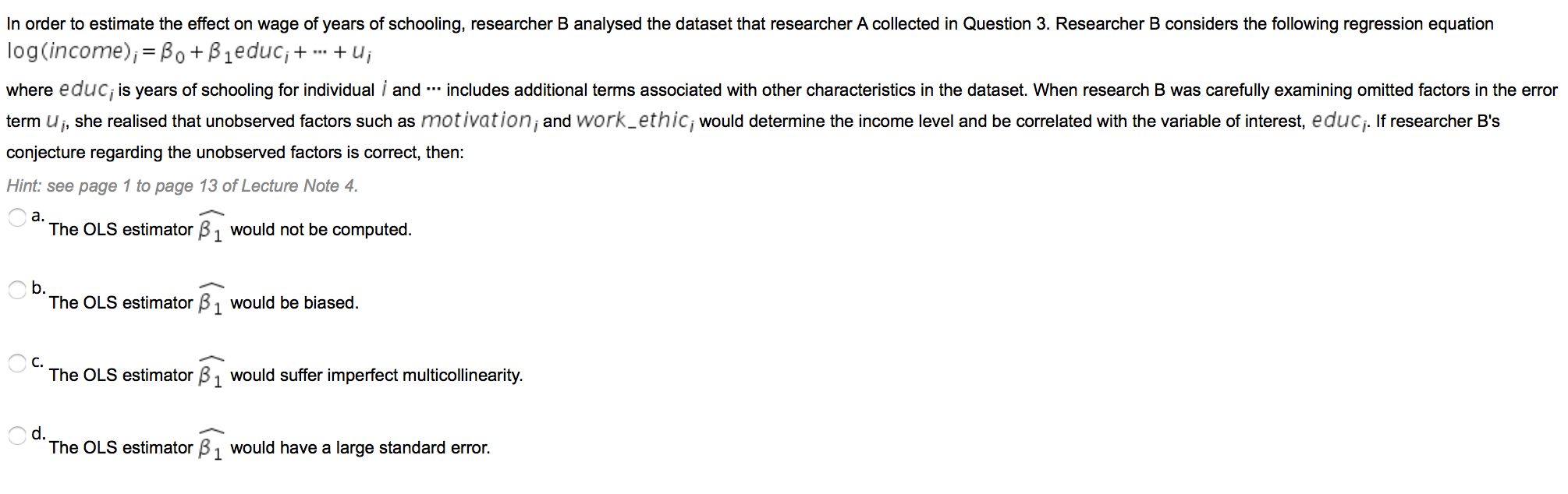 Please help me with my economics problem. I don't know how to