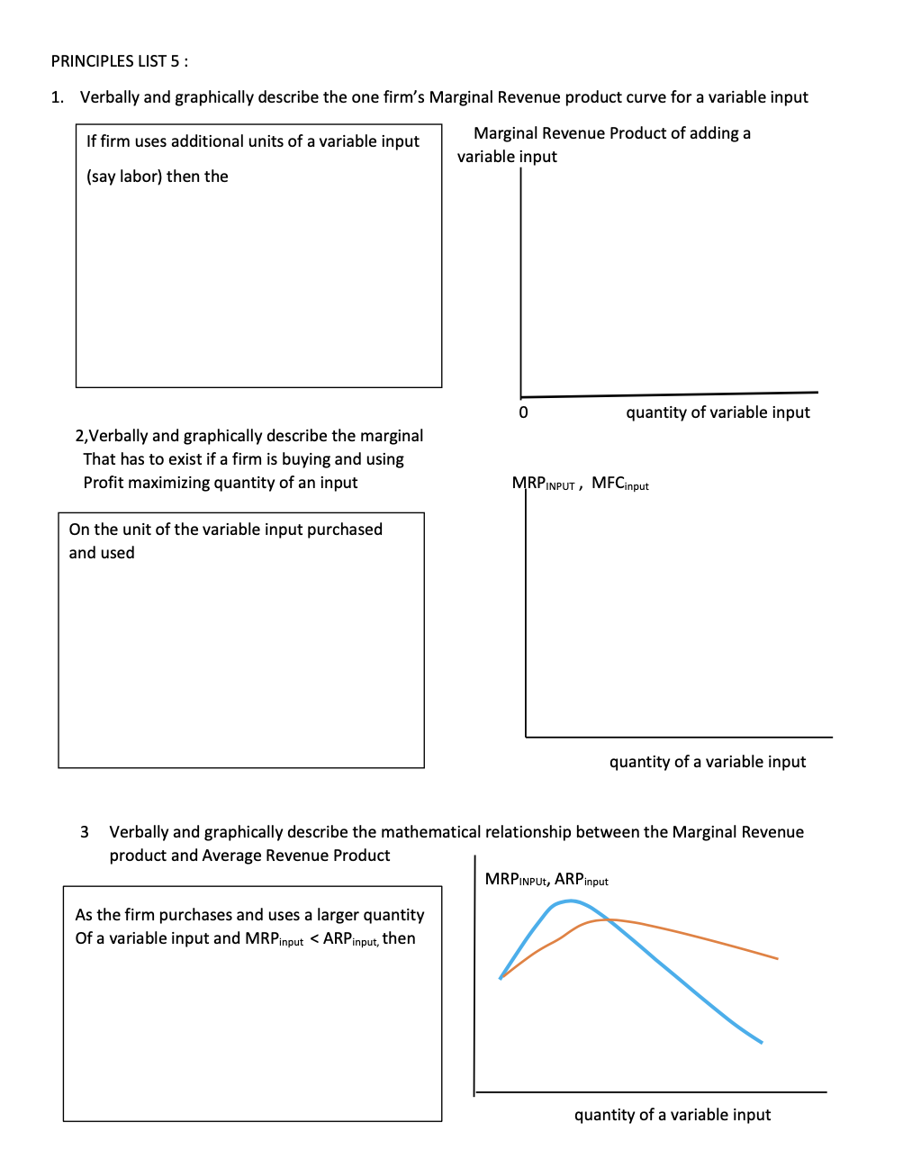 please help me to do this principle list. PRINCIPLES LIST 5: 1.