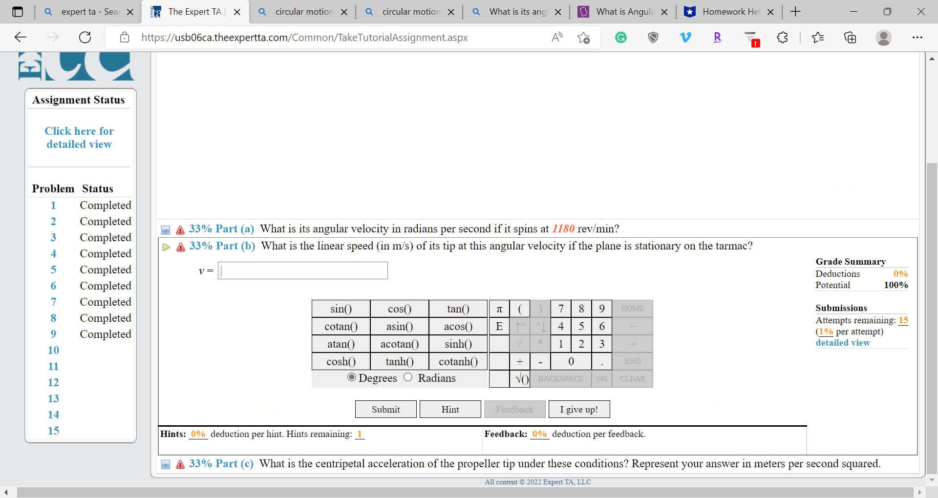 Search X ta The Expert TA | Hun X Q circular motion