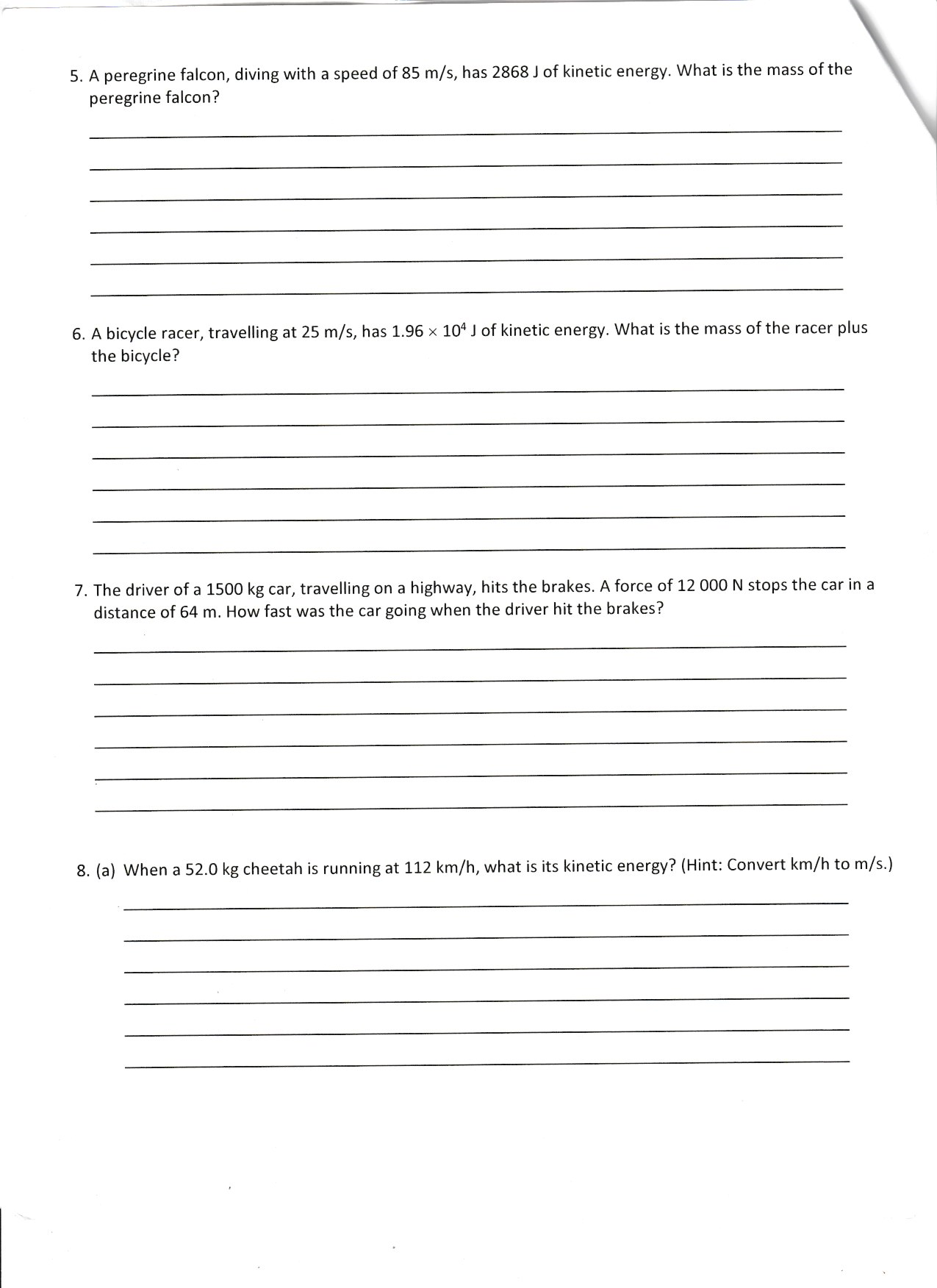 more than 1 or 2 hours, but make sure ALL answers are