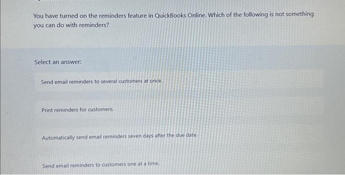 should she use to accomplish this? Select an answer: a service in