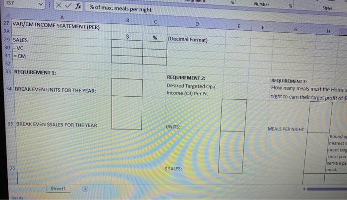 and the Homs are contemplating opening one. Linda would supervise the cooking,