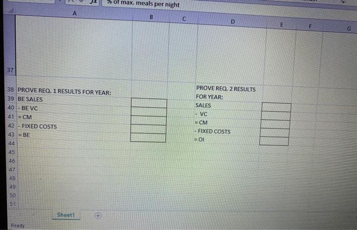 and Steve would leave his current job to be the matre d'.