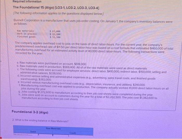 please help, they all use the same question btw! thnaks! Required information