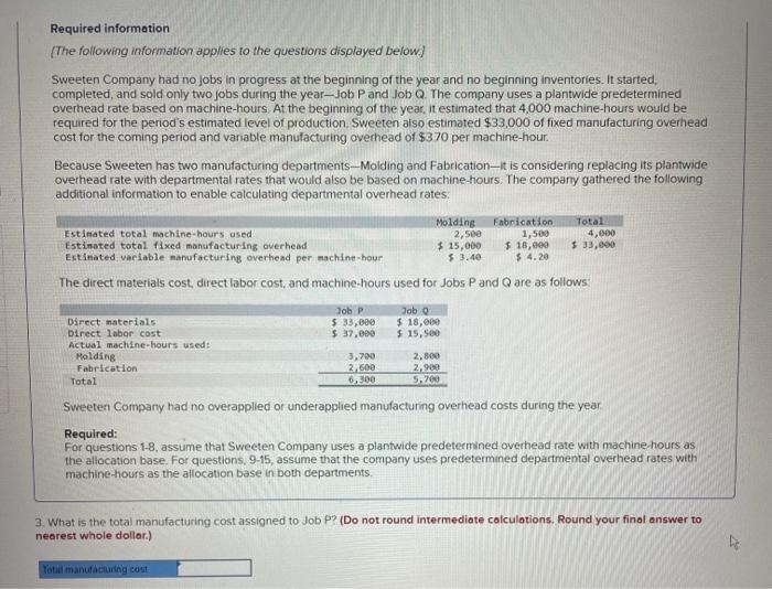 no jobs in progress at the beginning of the year and no