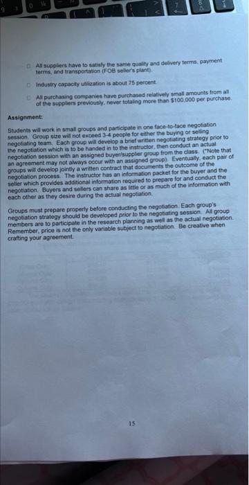 Common information This sinulation irivchibs negotialing the burchaso of an auharthetive fabnc