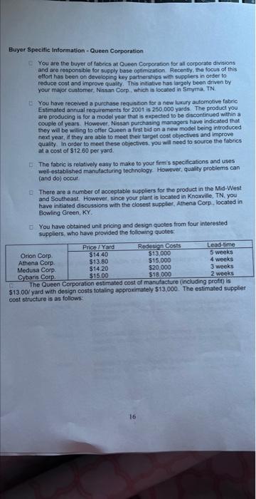 The following information a common is an groups participating in the negotiatien.