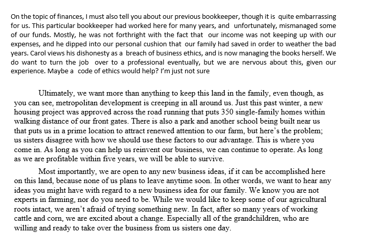 Core business Values) Hello, and welcome to our family farm. My name