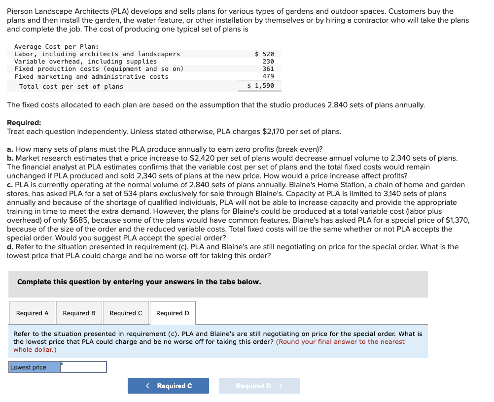  Pierson Landscape Architects (PLA) develops and sells plans for various types