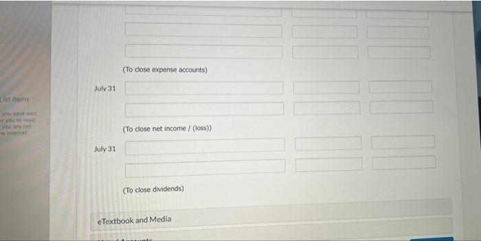 201 Accounts Receivable Equipment Accumulated Depreciation-Equip, Accounts Payable Unearned Rent Revenue Common