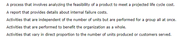 correct" if there is no term for the "Definition". A demand-pull system.