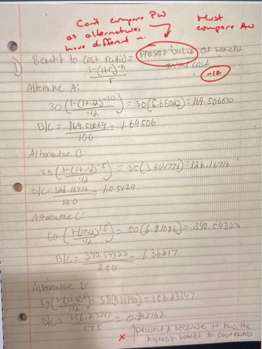 me correct my mistakes use AW and not PW 1. (20 Points)