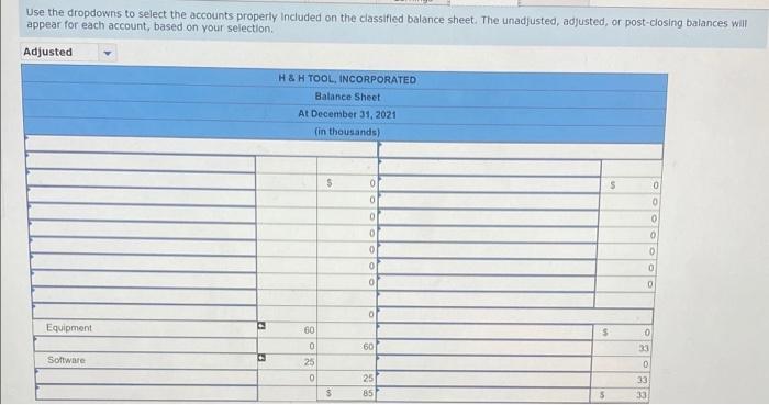 operations of their machine shop (H & H Tool, Incorporated) on January