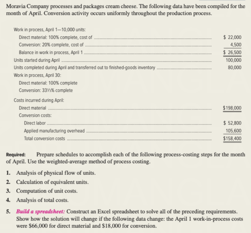 Please be descriptive and show all work/formulas step-by-step. Preferably using Microsoft