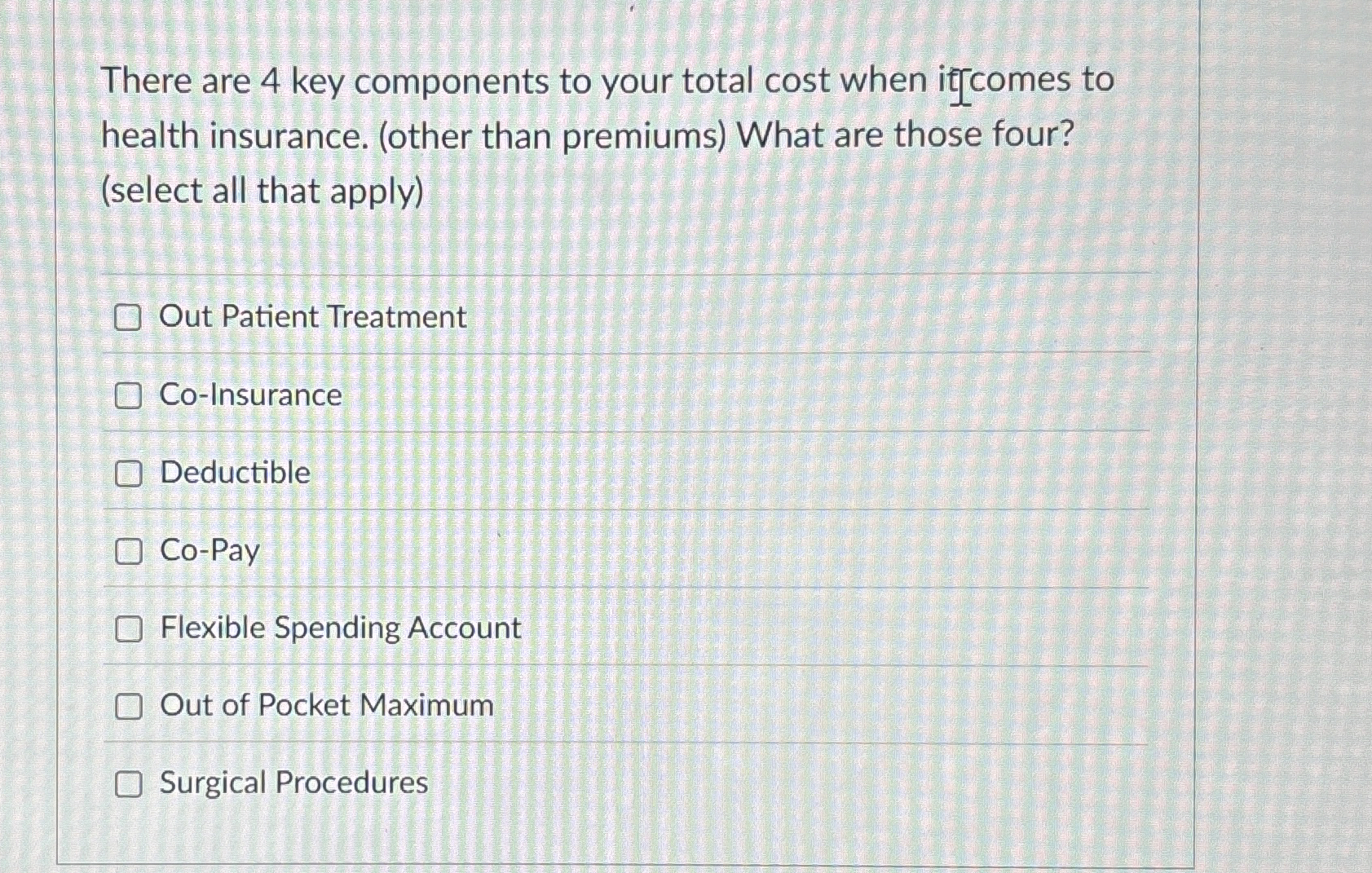  There are 4 key components to your total cost when it[comes